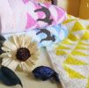 三角貓印花毛巾(24兩)