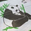 貓熊雙層紗布長巾