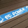 POWER球鞋提花運動巾- 天空藍