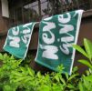 Neve rgive up足球提花運動毛巾