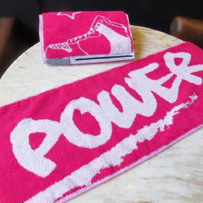 POWER球鞋提花運動巾
