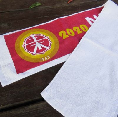 土木剪絨印花運動毛巾