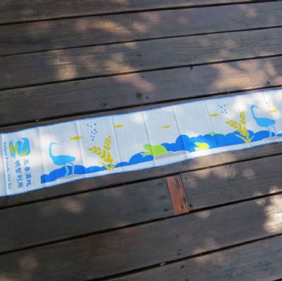 友善濕地雙層紗布長巾