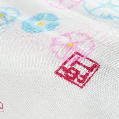 手帕長巾(牽牛花)